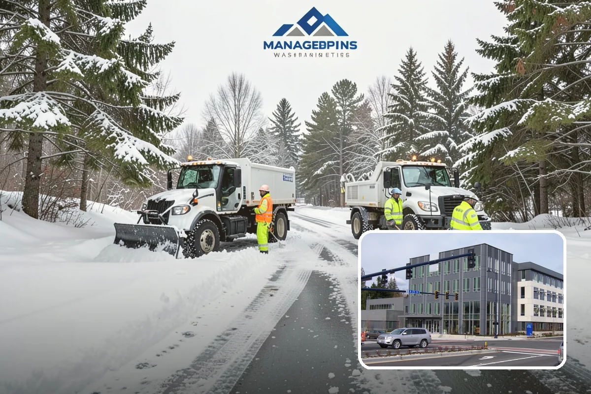 Car Dealership Sidewalk Clearing in Shoreline, King County, WA - Showroom and service walks cleared for arriving customers