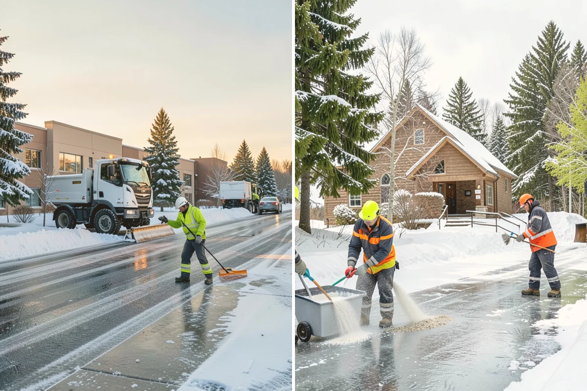 Car Dealership Sidewalk Clearing in Stanwood, Snohomish County, WA - Clear the showroom entrance and customer walk before opening