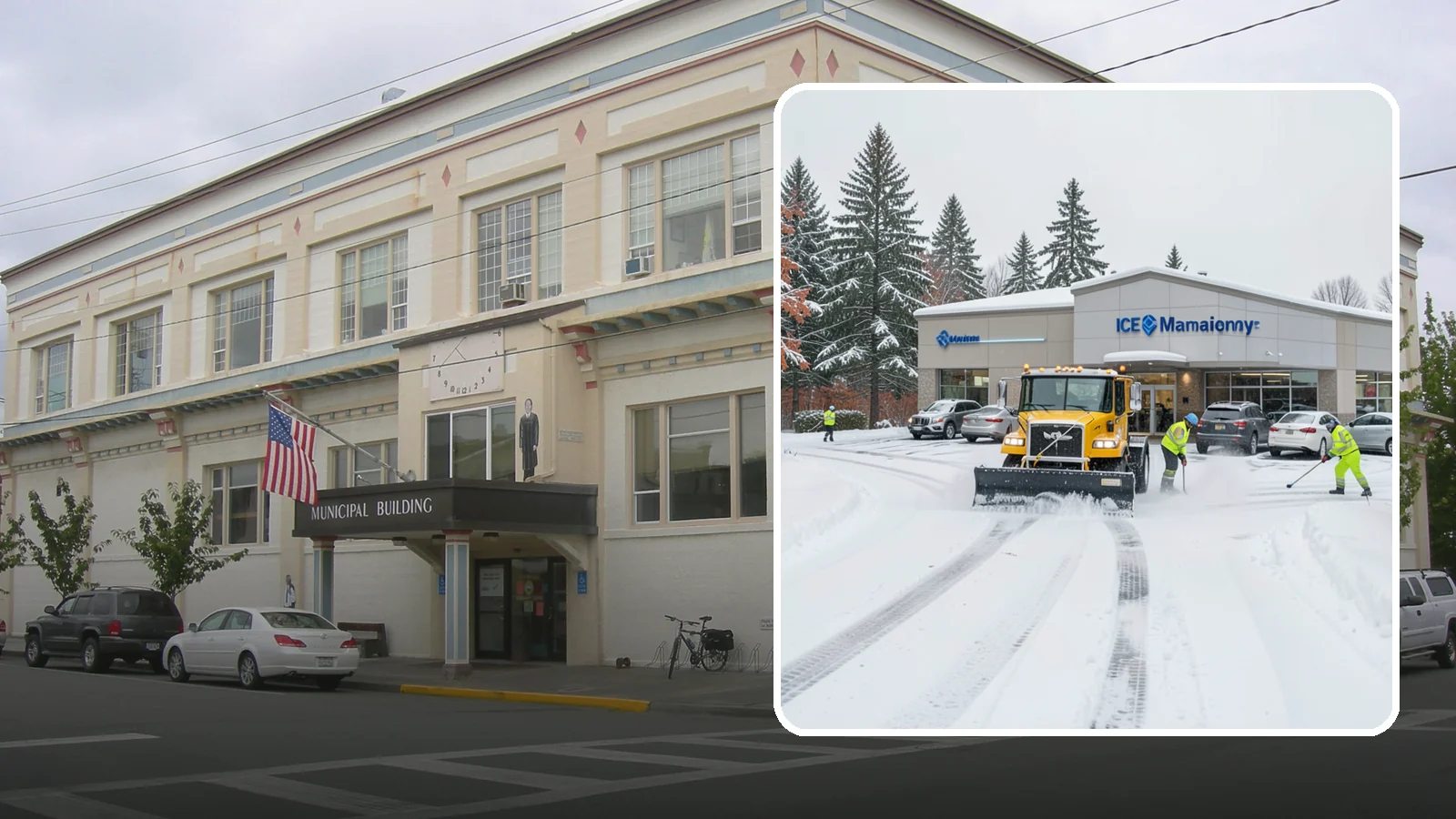 Car Dealership Snow Plowing in Anacortes, Skagit County, WA - We plow dealership lots, showroom entrances, and service drives while working carefully around your inventory.