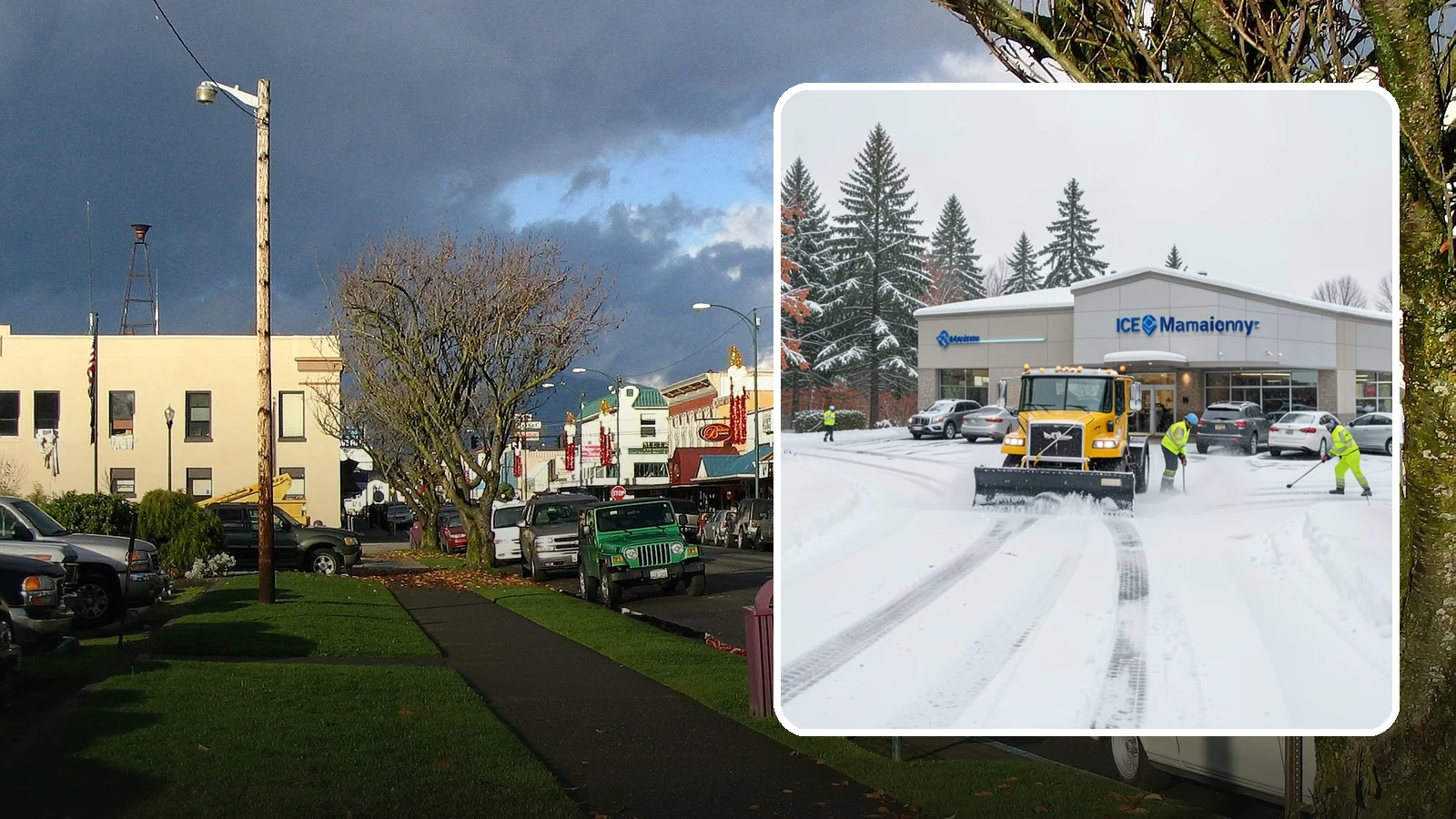 Car Dealership Snow Plowing in Arlington, Snohomish County, WA - We plow dealership lots, showroom entrances, and service drives while working carefully around your inventory.