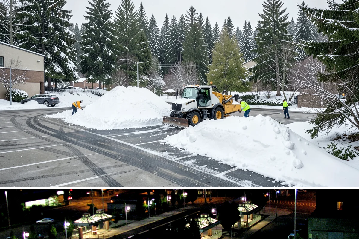 Car Dealership Snow Plowing in Auburn, King County, WA - Set up service before winter so your inventory and showroom stay presentable and open.