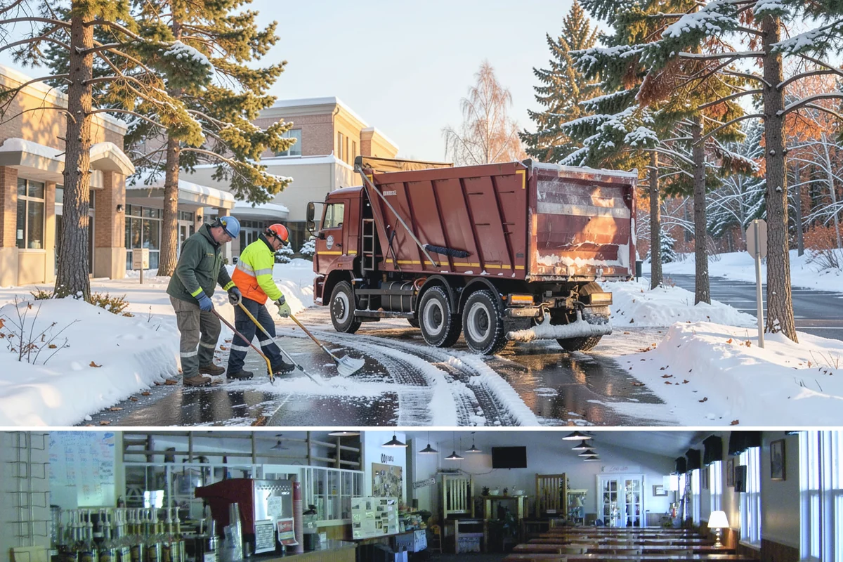 Car Dealership Snow Plowing in Black Diamond, King County, WA - Set up service before winter so your inventory and showroom stay presentable and open.