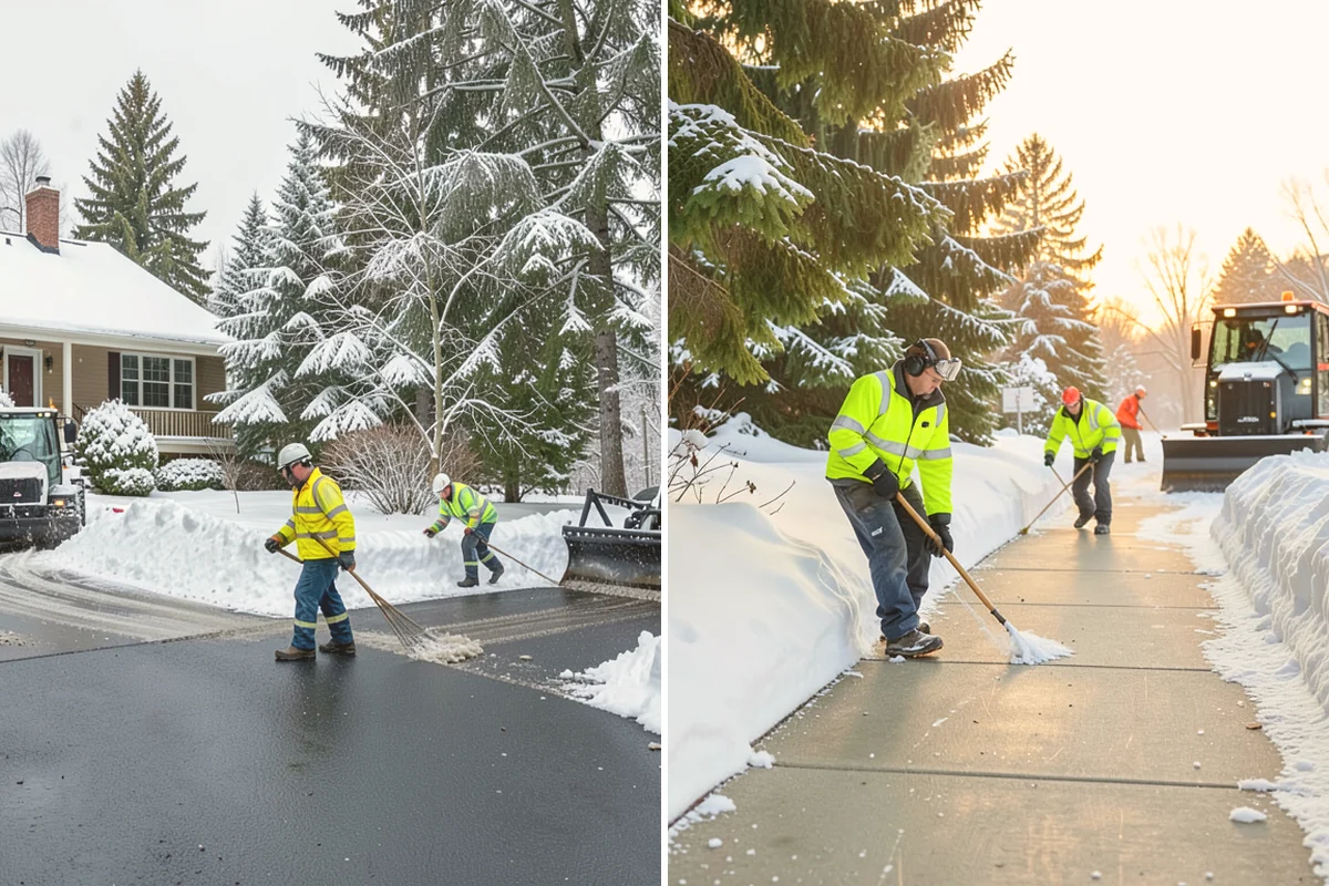 Car Dealership Snow Plowing in Bothell, King County, WA - Map the display rows, customer lot, and service drive with management