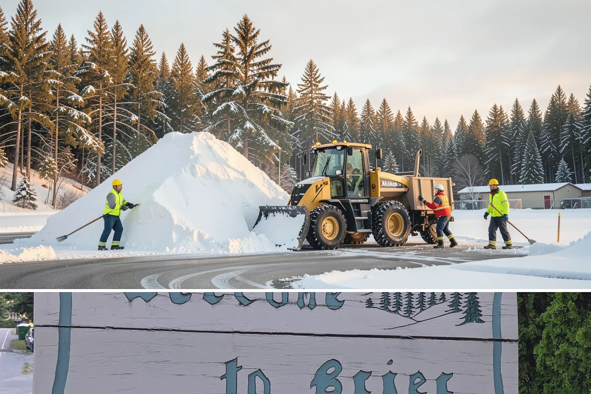 Car Dealership Snow Plowing in Brier, Snohomish County, WA - Set up service before winter so your inventory and showroom stay presentable and open.