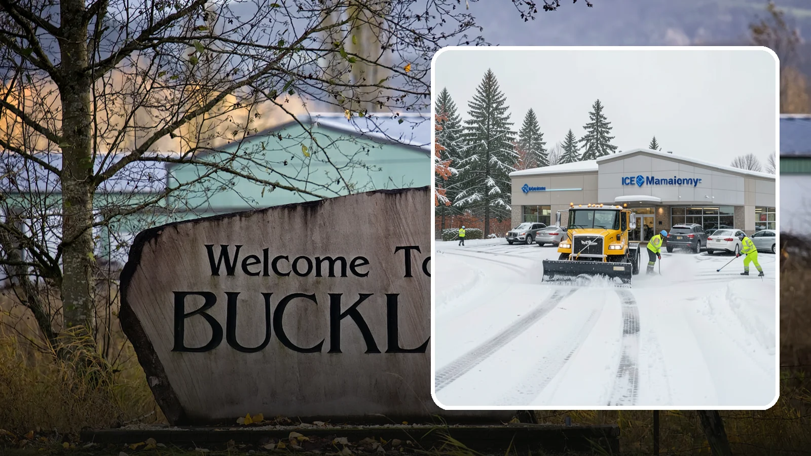Car Dealership Snow Plowing in Buckley, Pierce County, WA - We plow dealership lots, showroom entrances, and service drives while working carefully around your inventory.