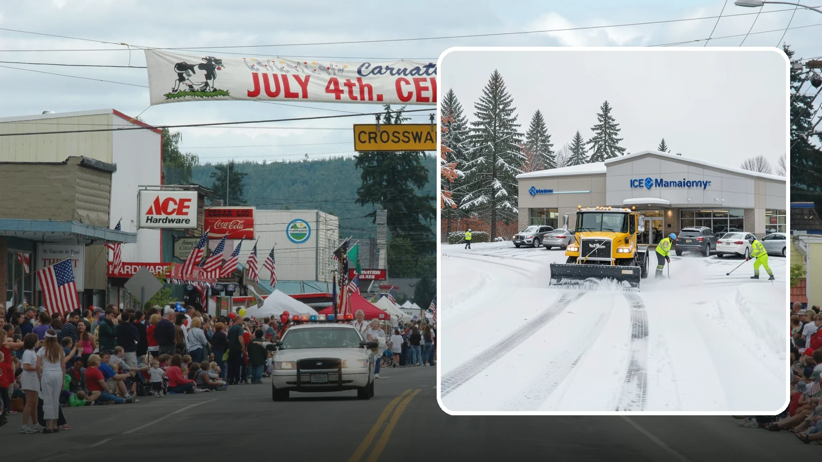 Car Dealership Snow Plowing in Carnation, King County, WA - We plow dealership lots, showroom entrances, and service drives while working carefully around your inventory.