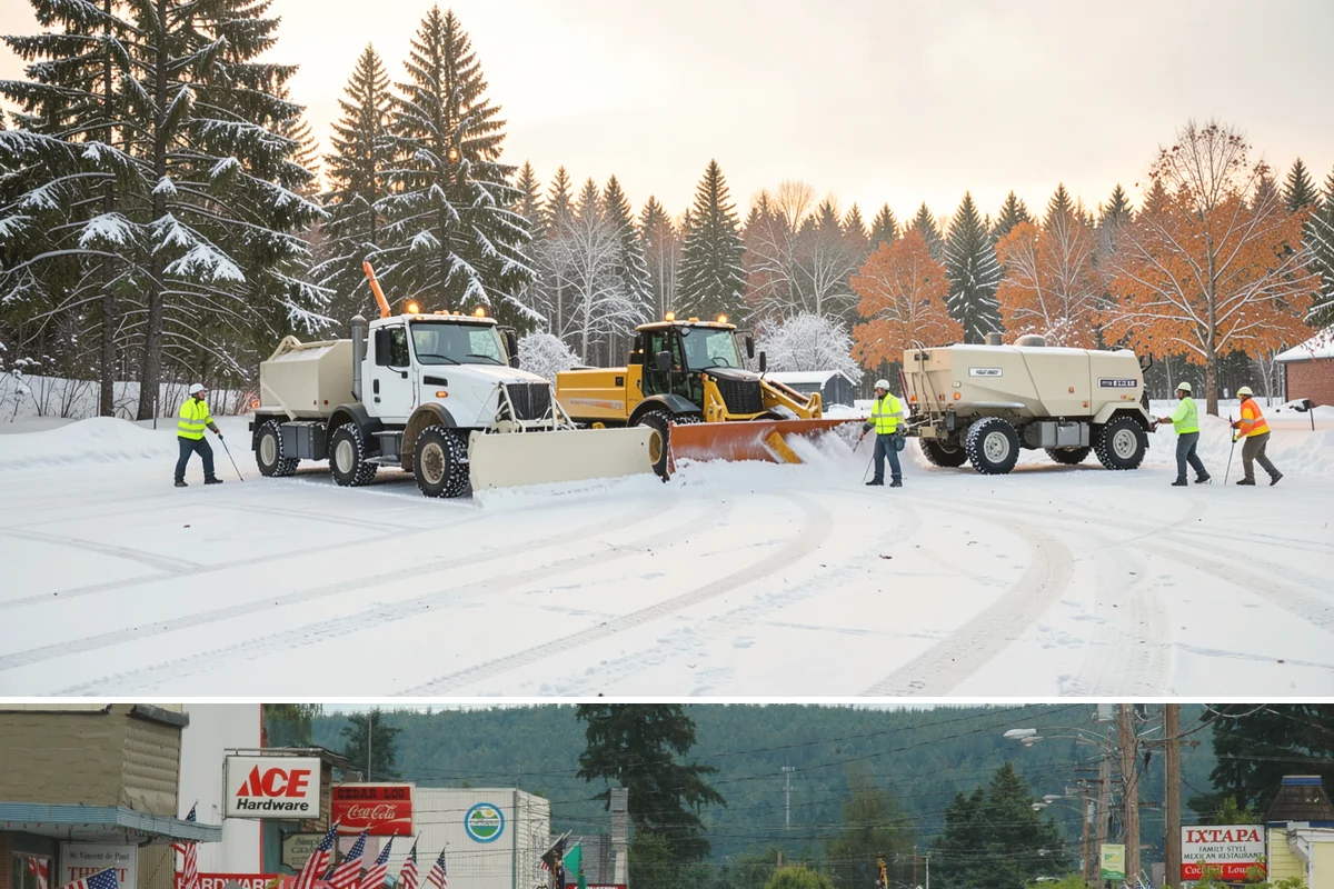 Car Dealership Snow Plowing in Carnation, King County, WA - Set up service before winter so your inventory and showroom stay presentable and open.