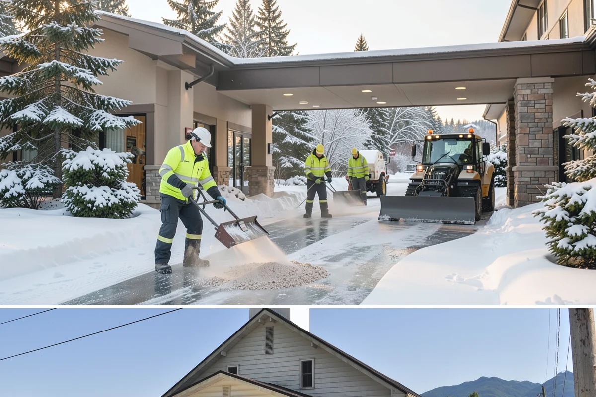 Car Dealership Snow Plowing in Concrete, Skagit County, WA - Set up service before winter so your inventory and showroom stay presentable and open.
