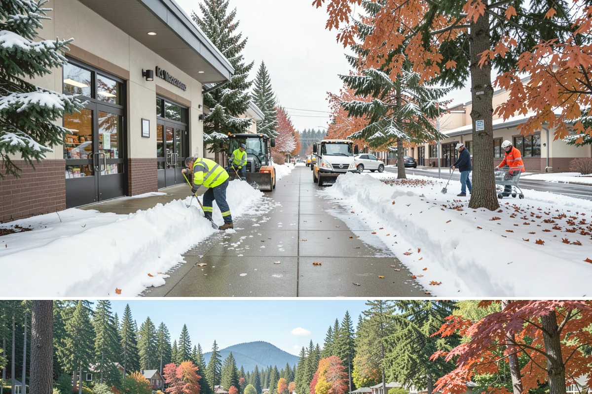 Car Dealership Snow Plowing in Covington, King County, WA - Set up service before winter so your inventory and showroom stay presentable and open.