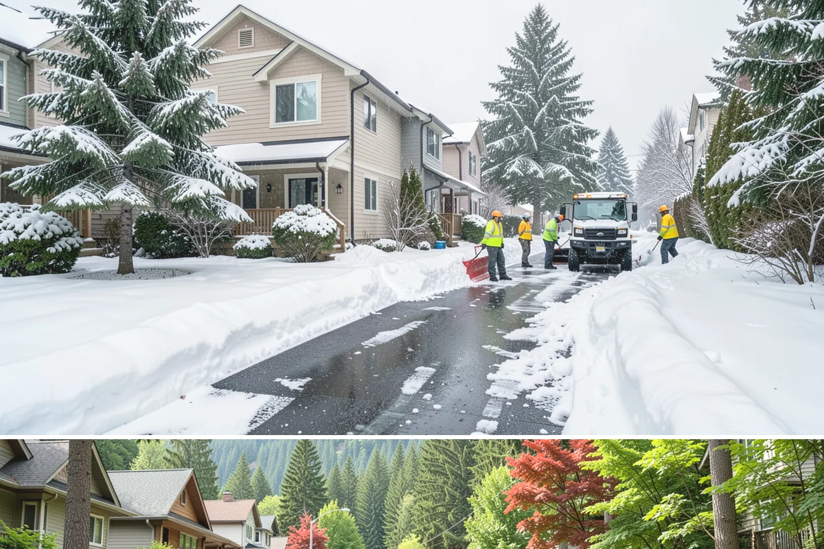 Car Dealership Snow Plowing in Darrington, Snohomish County, WA - Set up service before winter so your inventory and showroom stay presentable and open.