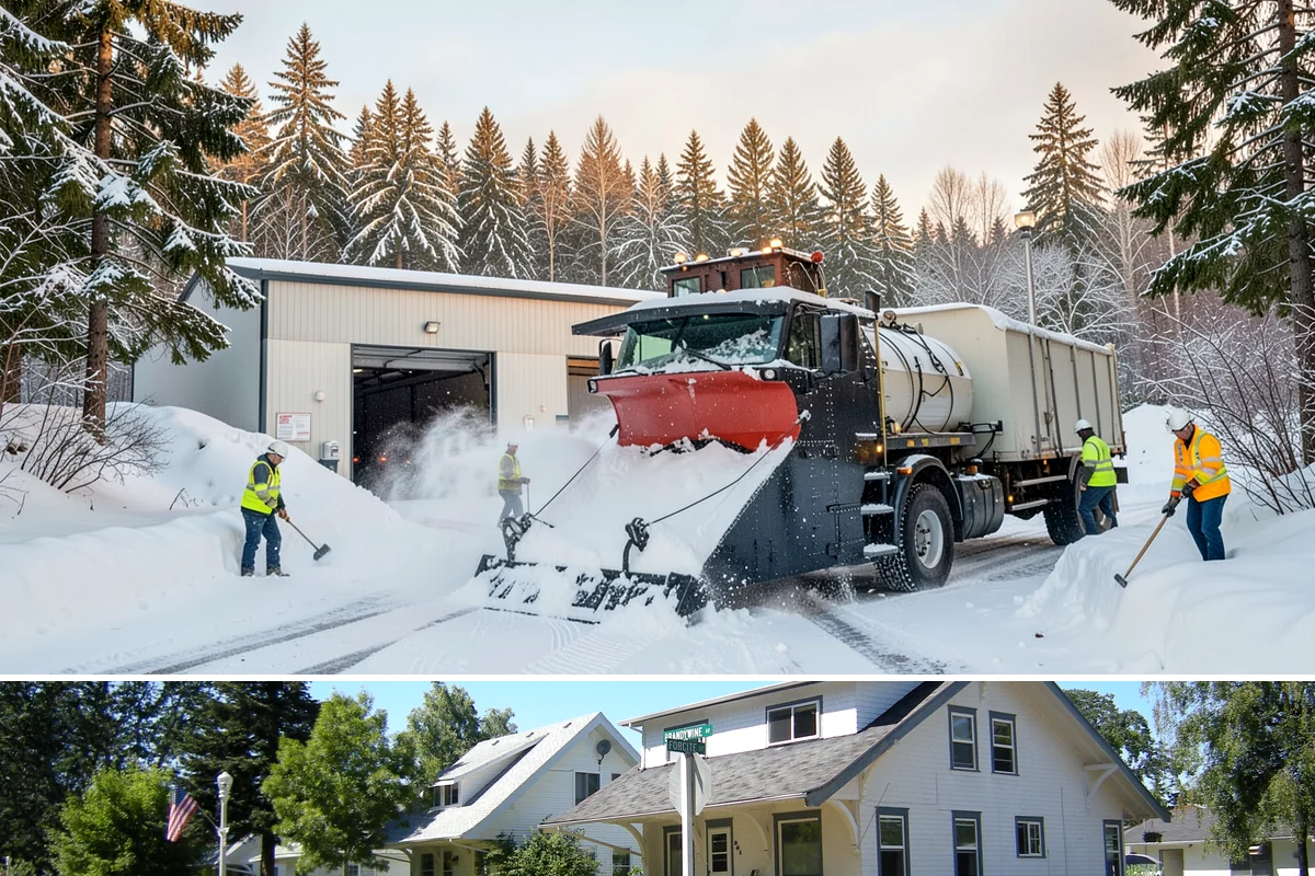 Car Dealership Snow Plowing in DuPont, Pierce County, WA - Set up service before winter so your inventory and showroom stay presentable and open.