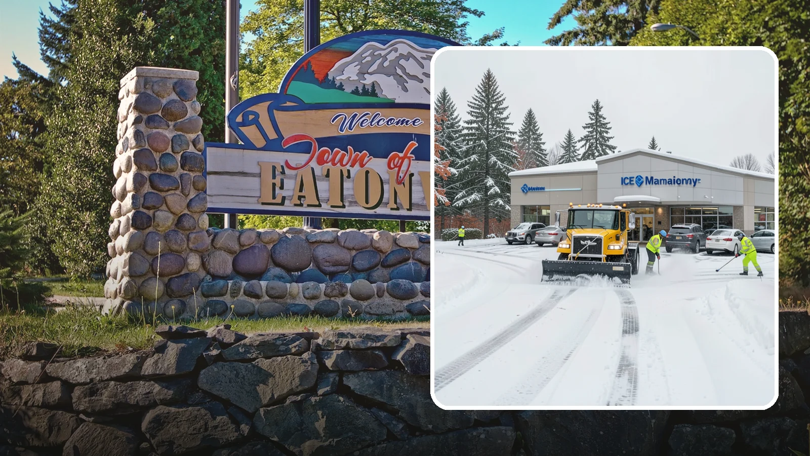 Car Dealership Snow Plowing in Eatonville, Pierce County, WA - We plow dealership lots, showroom entrances, and service drives while working carefully around your inventory.