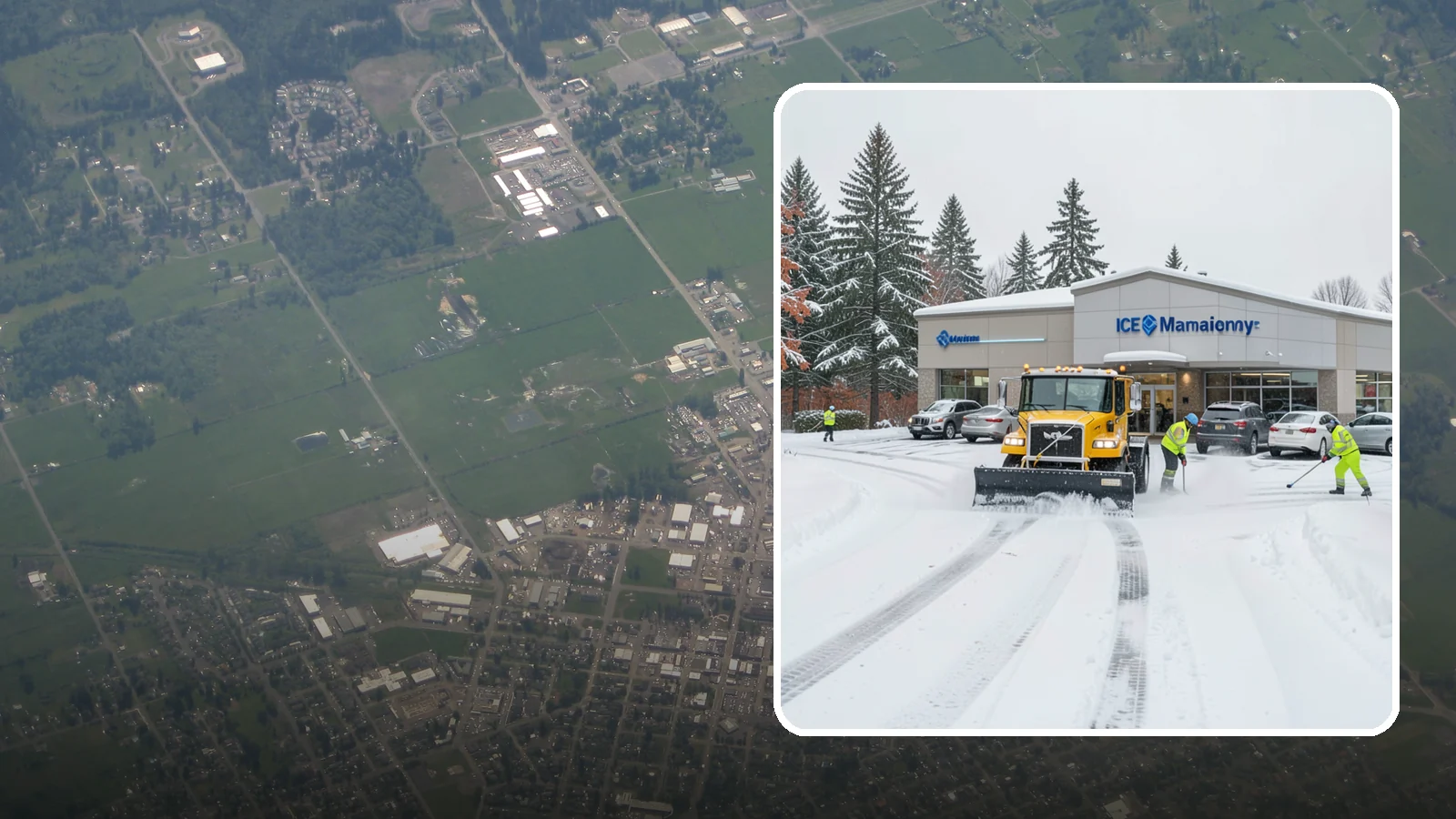 Car Dealership Snow Plowing in Enumclaw, King County, WA - We plow dealership lots, showroom entrances, and service drives while working carefully around your inventory.
