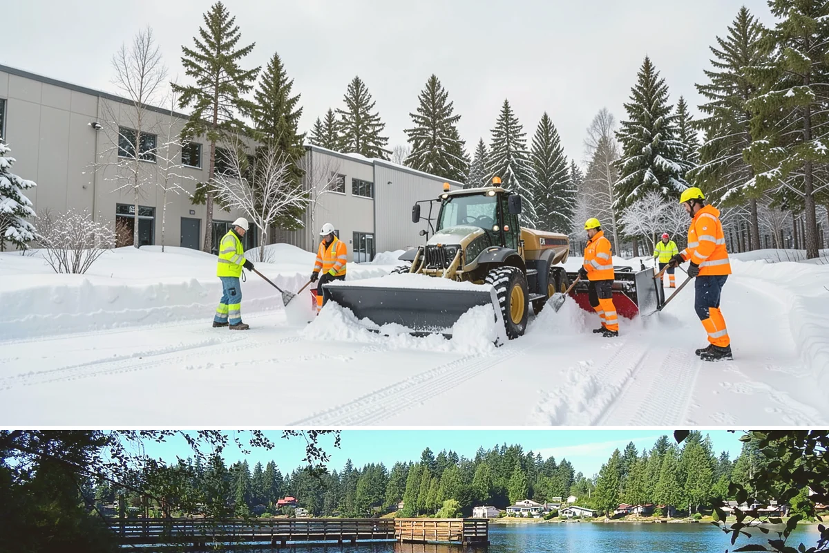 Car Dealership Snow Plowing in Federal Way, King County, WA - Set up service before winter so your inventory and showroom stay presentable and open.