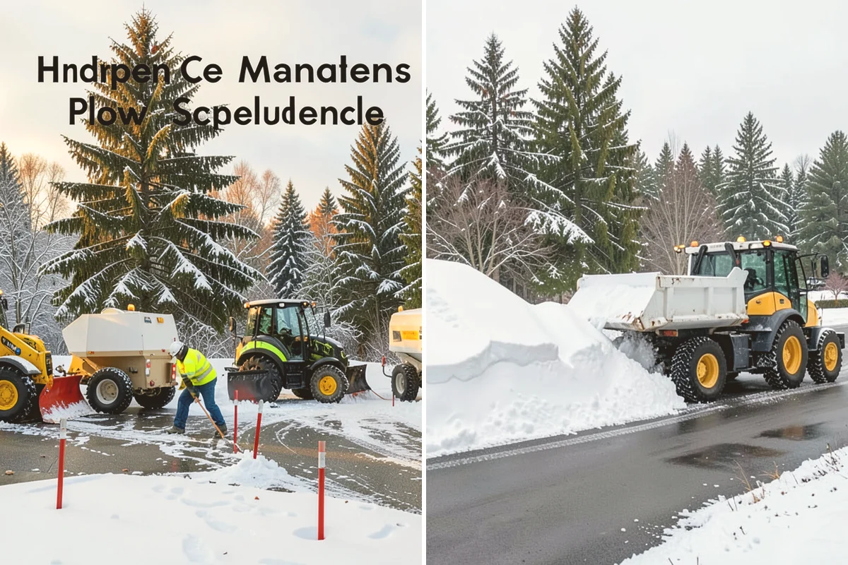 Car Dealership Snow Plowing in Index, Snohomish County, WA - Map the display rows, customer lot, and service drive with management