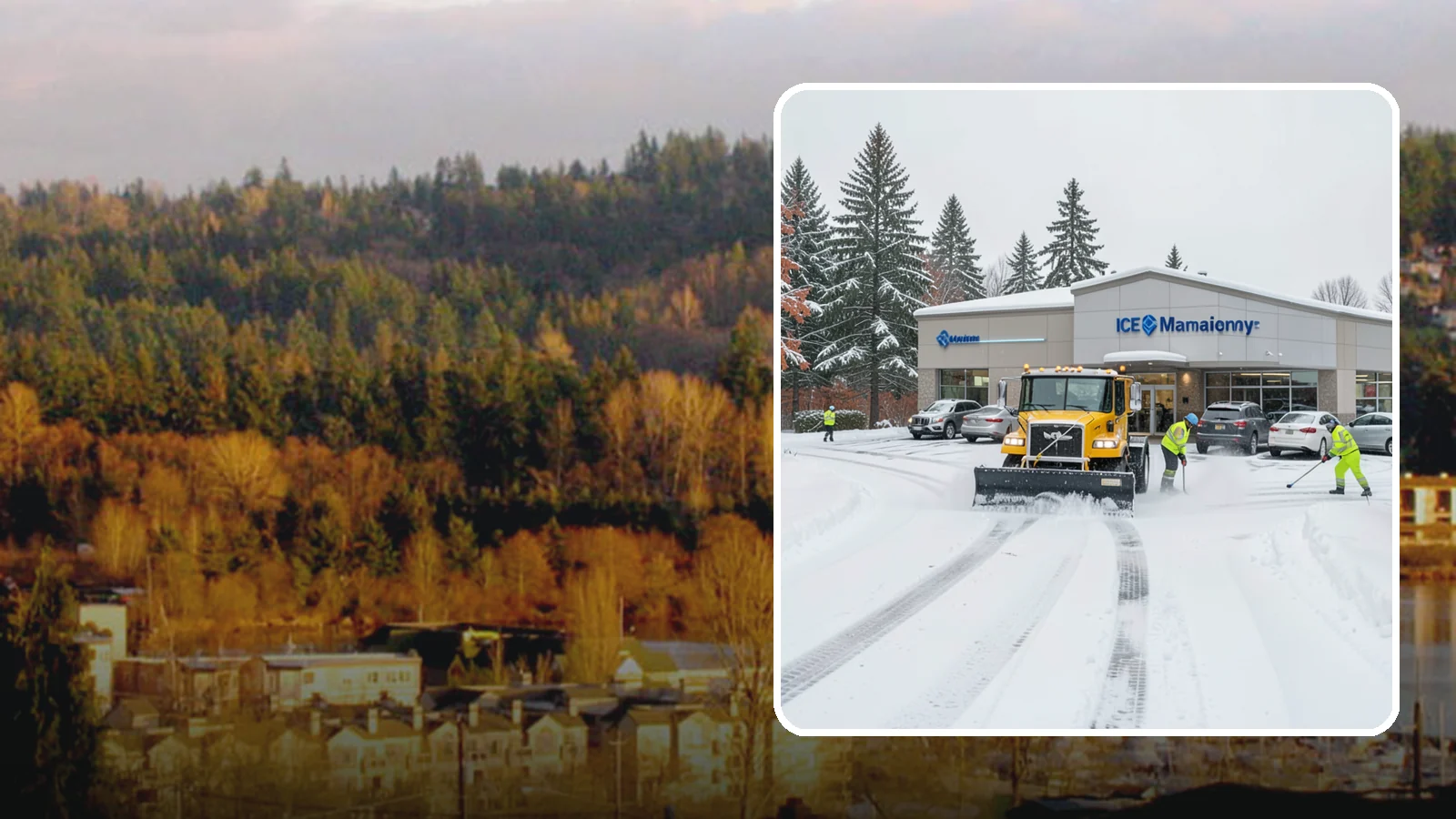 Car Dealership Snow Plowing in Kenmore, King County, WA - We plow dealership lots, showroom entrances, and service drives while working carefully around your inventory.