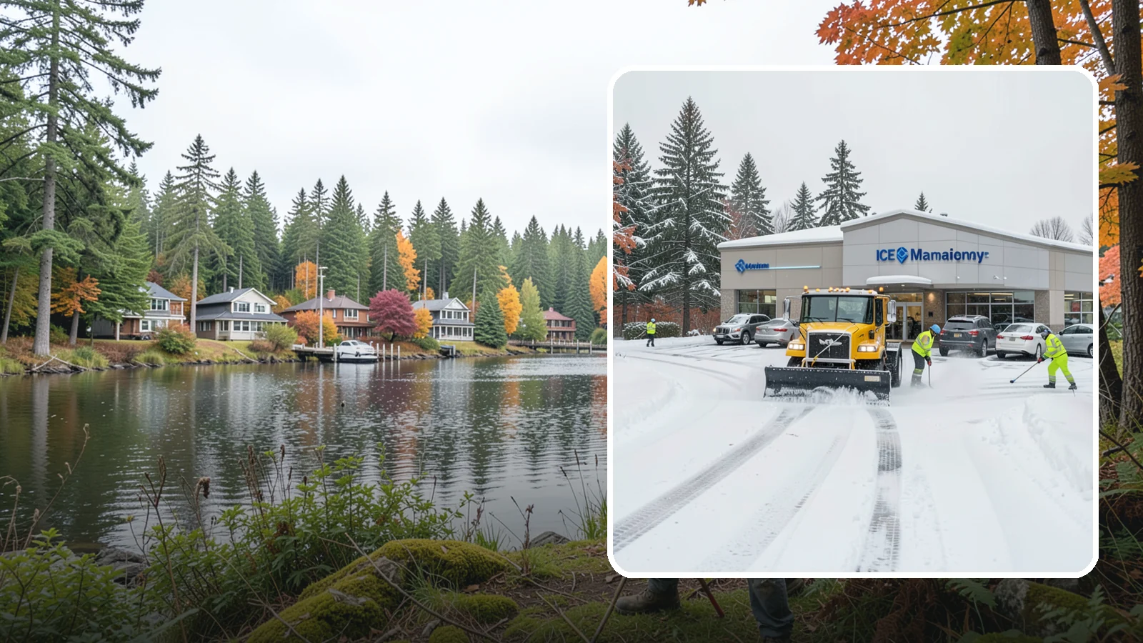 Car Dealership Snow Plowing in La Conner, Skagit County, WA - We plow dealership lots, showroom entrances, and service drives while working carefully around your inventory.