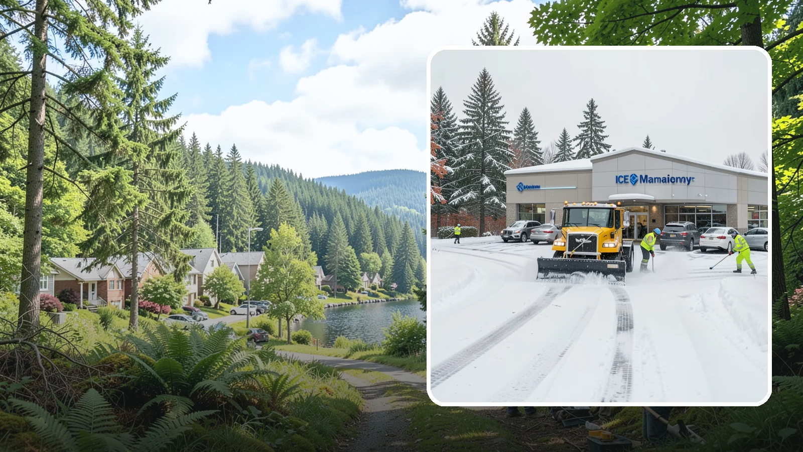 Car Dealership Snow Plowing in Lake Forest Park, King County, WA - We plow dealership lots, showroom entrances, and service drives while working carefully around your inventory.