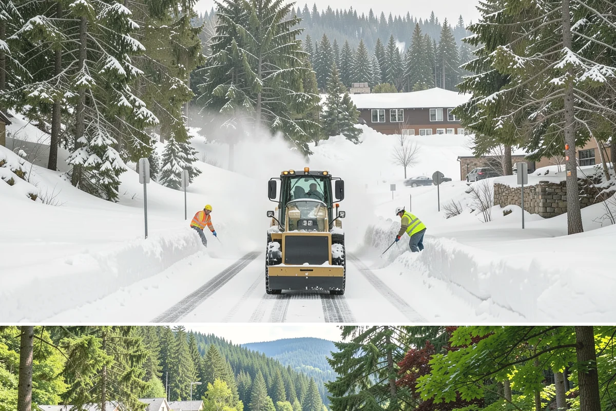 Car Dealership Snow Plowing in Lake Forest Park, King County, WA - Set up service before winter so your inventory and showroom stay presentable and open.
