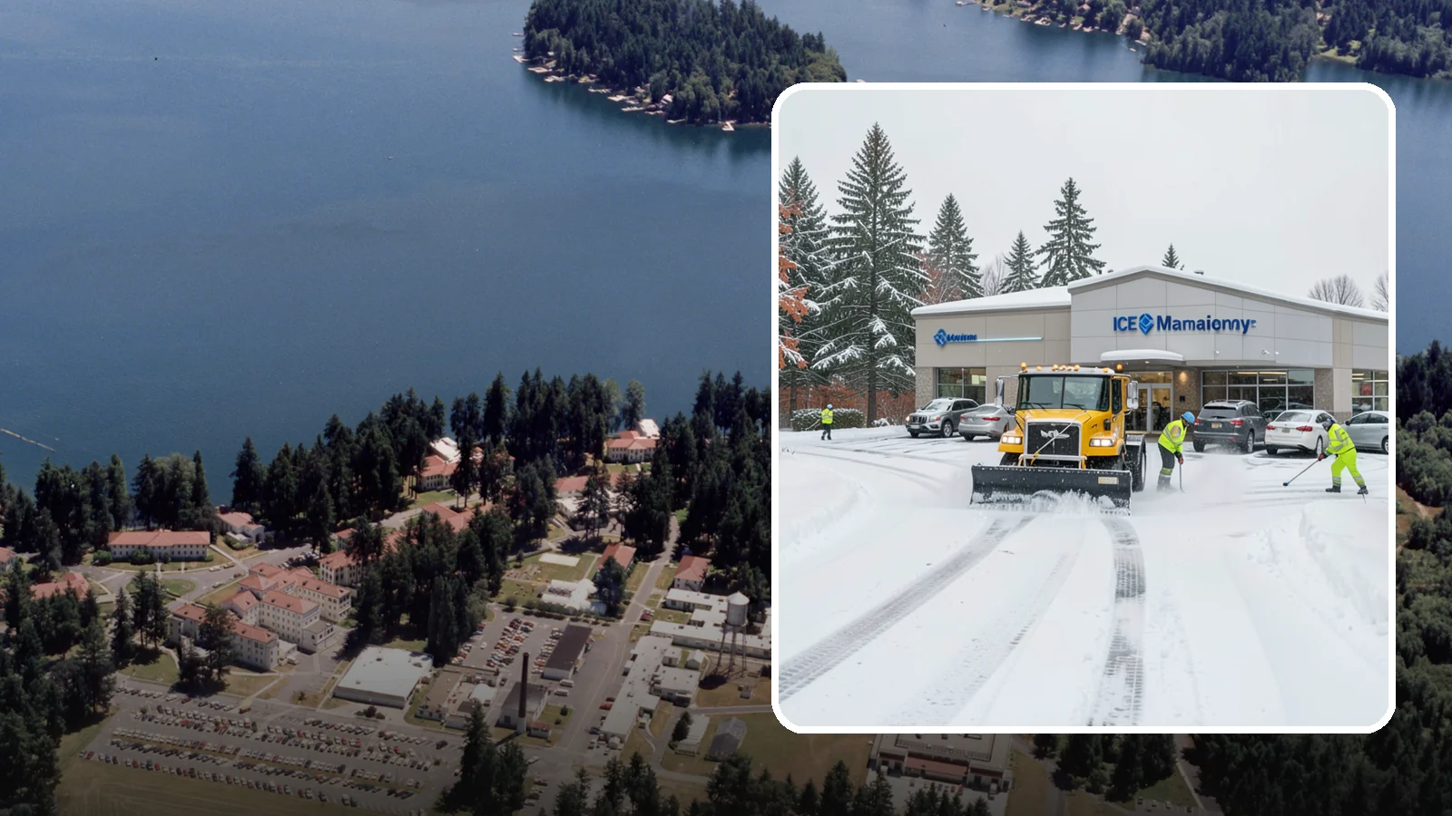 Car Dealership Snow Plowing in Lakewood, Pierce County, WA - We plow dealership lots, showroom entrances, and service drives while working carefully around your inventory.