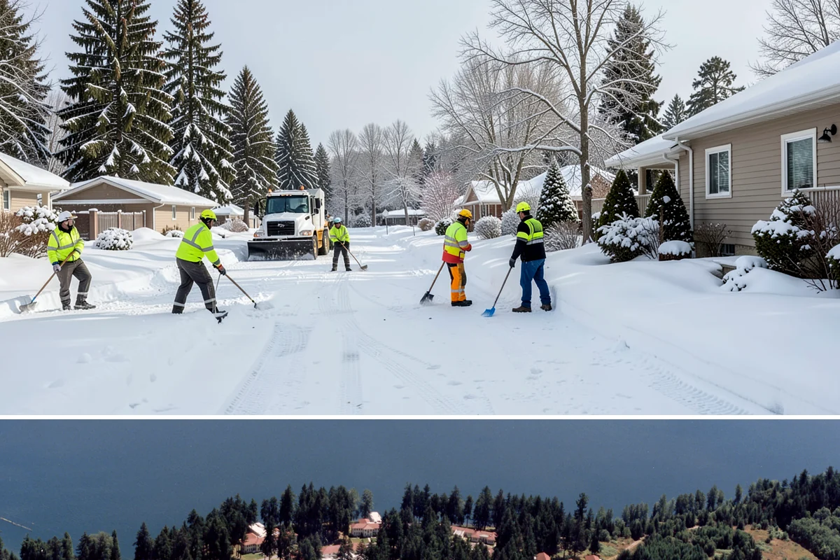 Car Dealership Snow Plowing in Lakewood, Pierce County, WA - Set up service before winter so your inventory and showroom stay presentable and open.