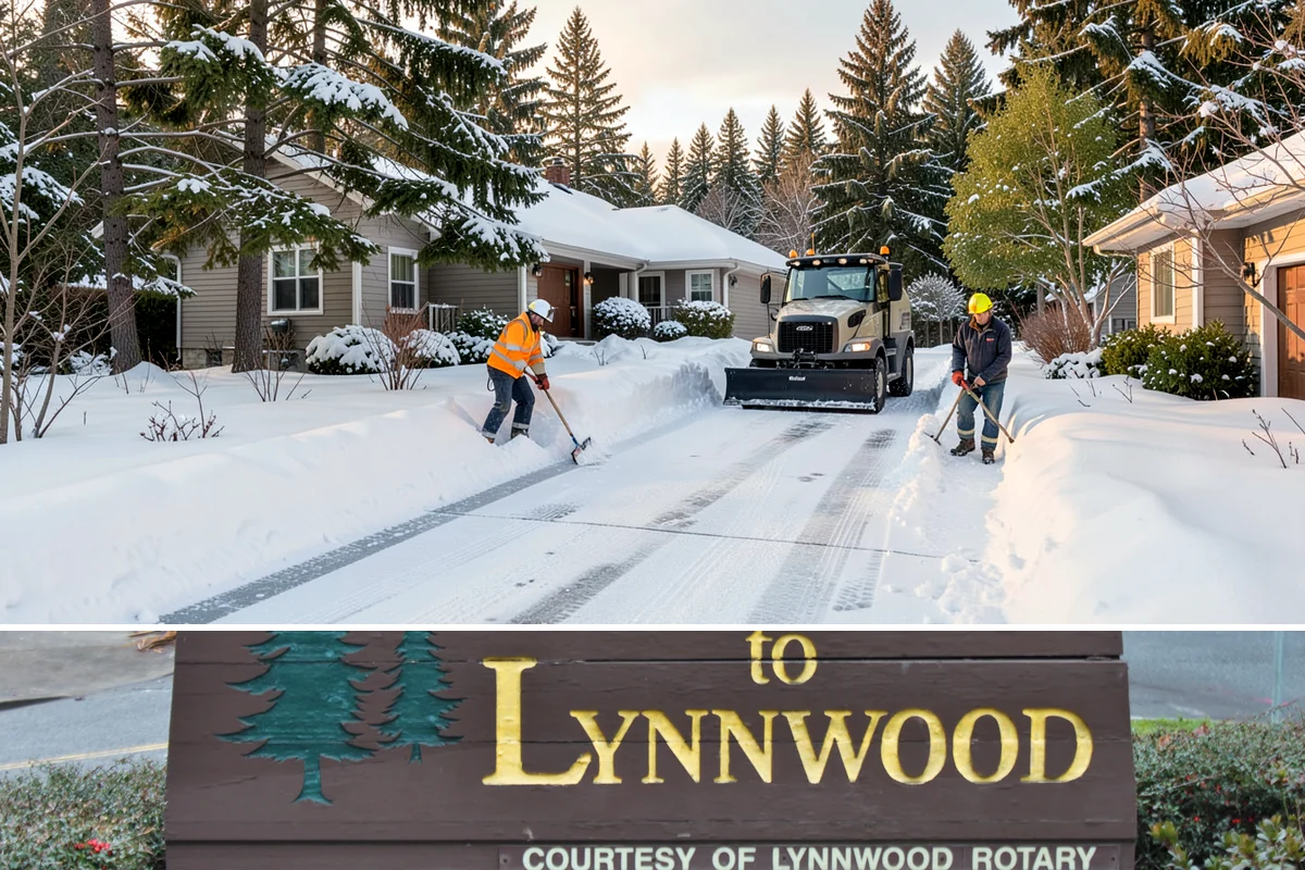 Car Dealership Snow Plowing in Lynnwood, Snohomish County, WA - Set up service before winter so your inventory and showroom stay presentable and open.