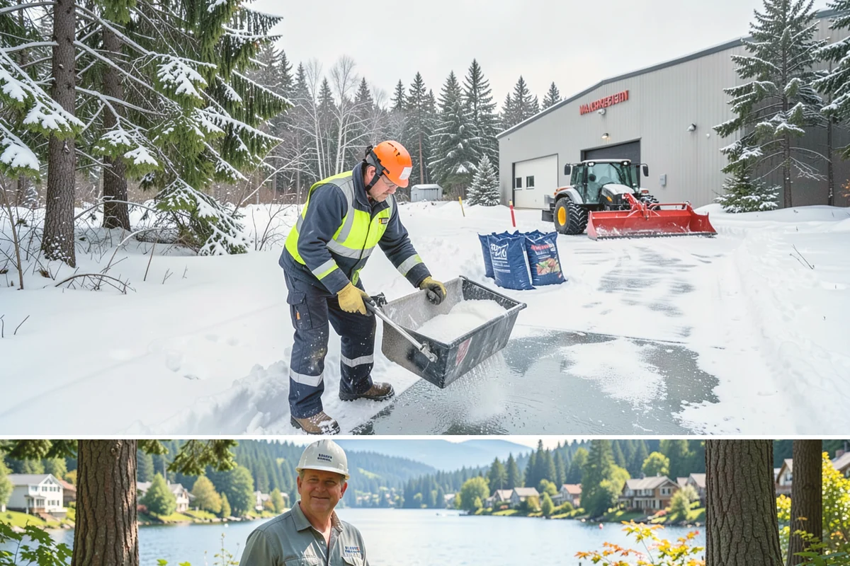 Car Dealership Snow Plowing in Milton, King County, WA - Set up service before winter so your inventory and showroom stay presentable and open.