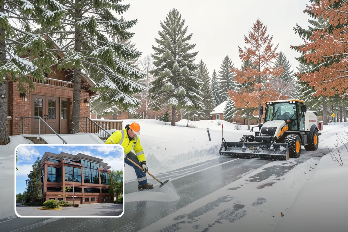 Car Dealership Snow Plowing in Mountlake Terrace, Snohomish County, WA - Inventory rows cleared without scraping vehicles
