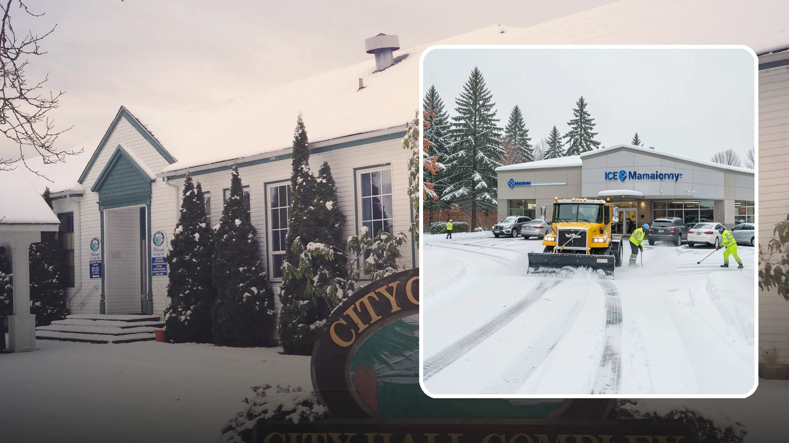 Car Dealership Snow Plowing in Pacific, King County, WA - We plow dealership lots, showroom entrances, and service drives while working carefully around your inventory.