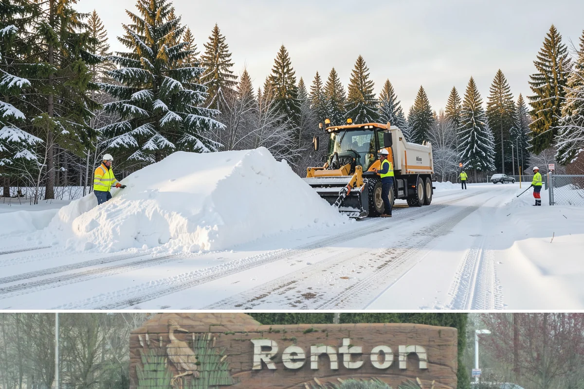 Car Dealership Snow Plowing in Renton, King County, WA - Set up service before winter so your inventory and showroom stay presentable and open.