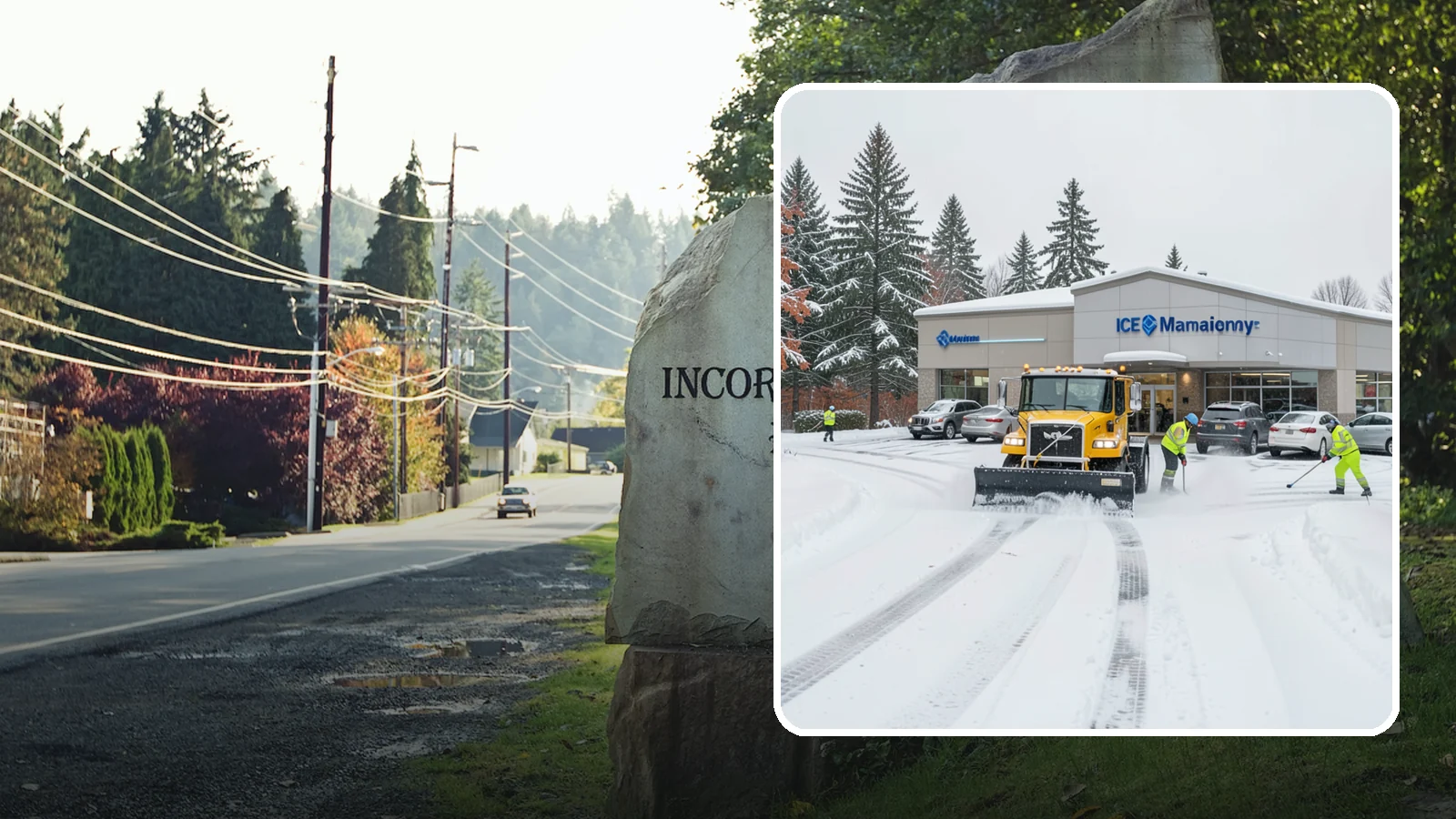 Car Dealership Snow Plowing in Wilkeson, Pierce County, WA - We plow dealership lots, showroom entrances, and service drives while working carefully around your inventory.