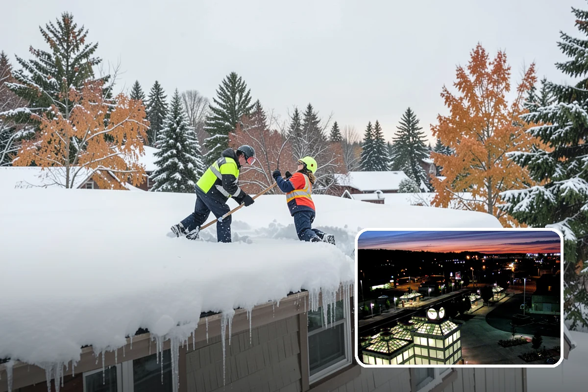 Catch Basin Snow Clearing in Auburn, King County, WA - Prevents ponding and flooding during thaws and rain events