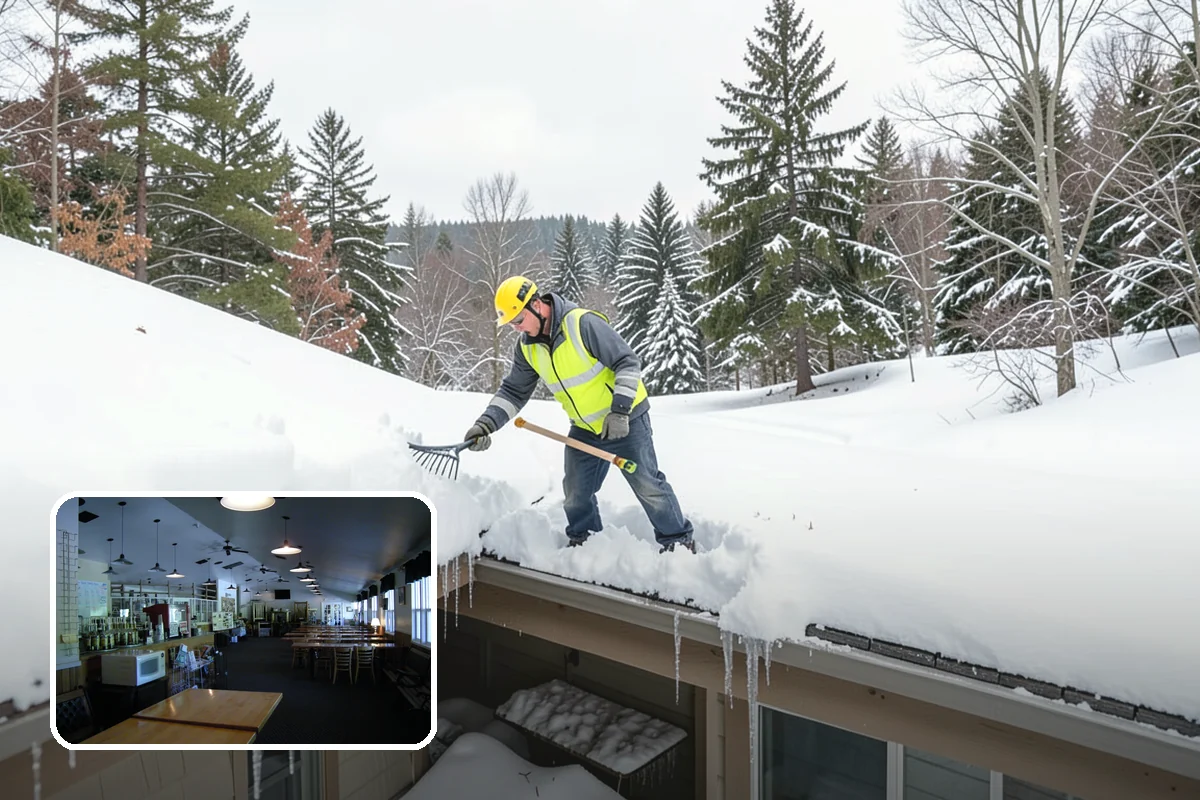 Catch Basin Snow Clearing in Black Diamond, King County, WA - Prevents ponding and flooding during thaws and rain events