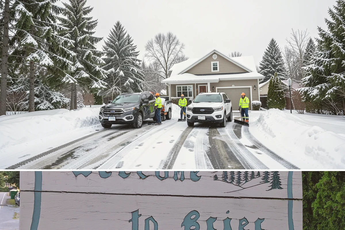 Catch Basin Snow Clearing in Brier, Snohomish County, WA - Basins need clearing right before the thaw cycles and atmospheric rivers that regularly follow our snow events from December...