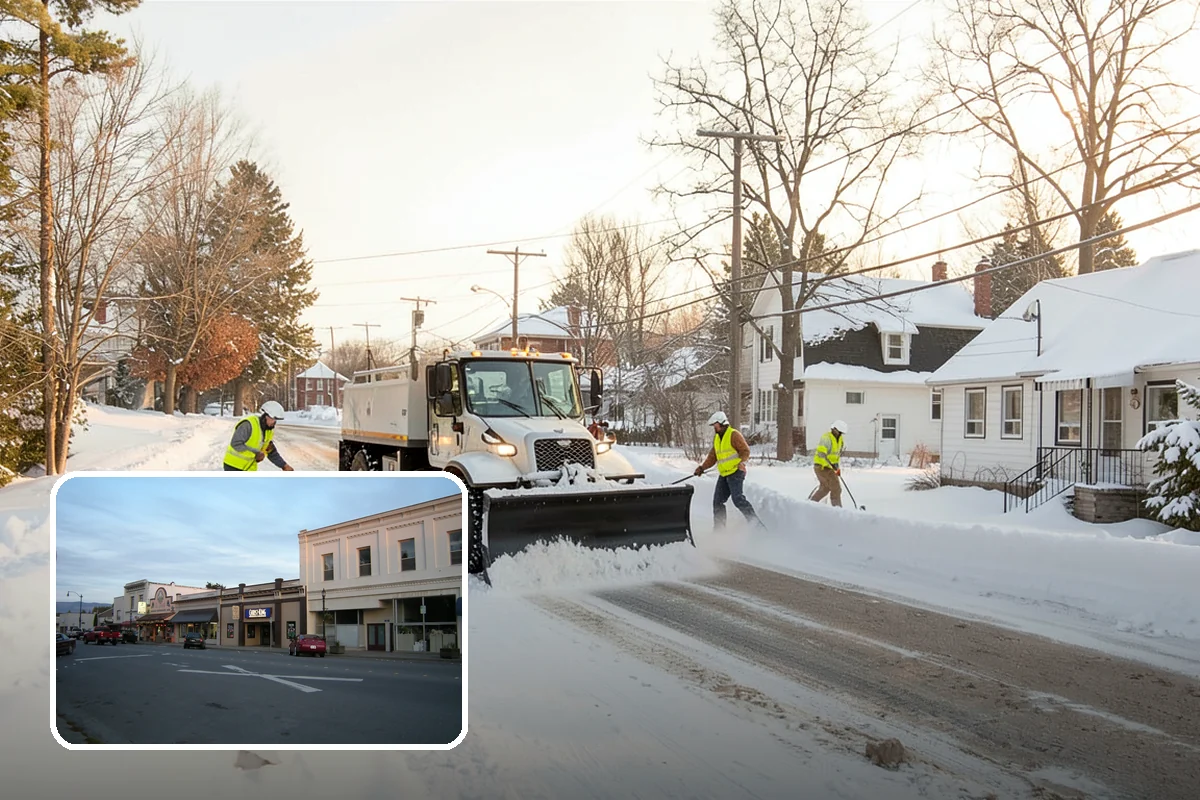 Catch Basin Snow Clearing in Burlington, Skagit County, WA - Prevents ponding and flooding during thaws and rain events