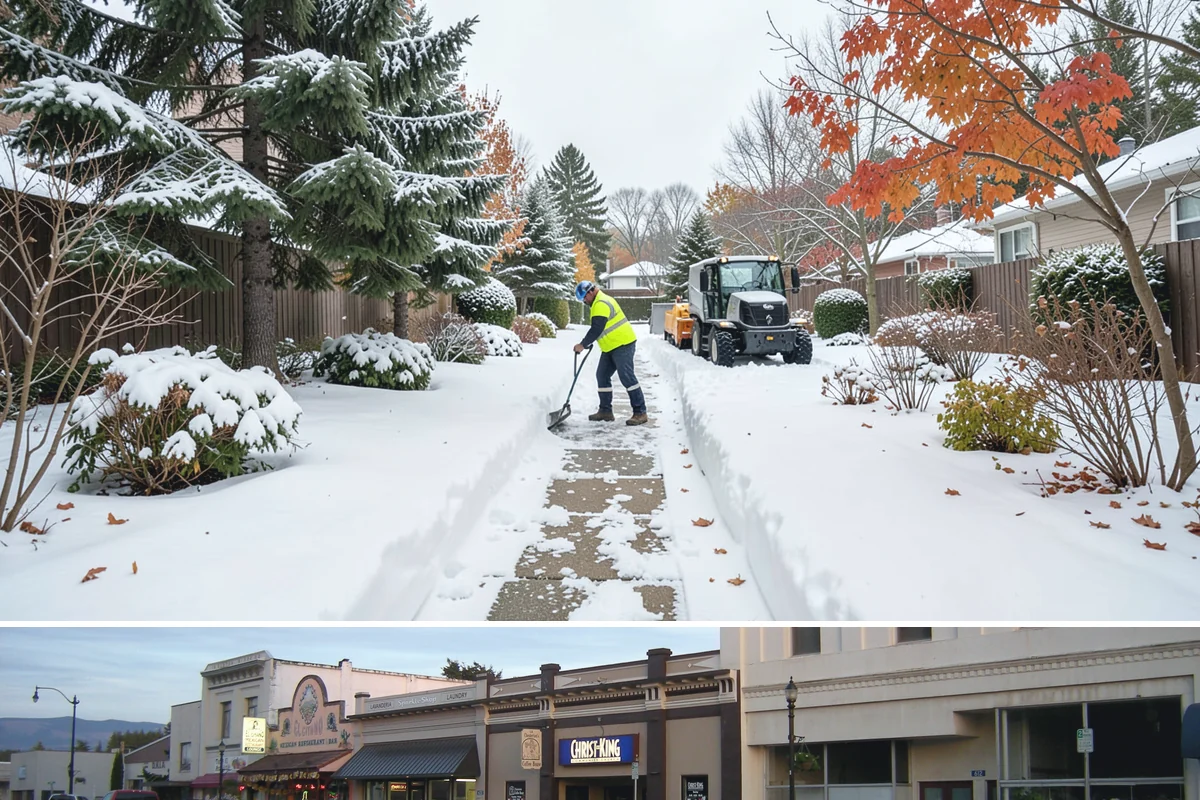 Catch Basin Snow Clearing in Burlington, Skagit County, WA - Basins need clearing right before the thaw cycles and atmospheric rivers that regularly follow our snow events from December...