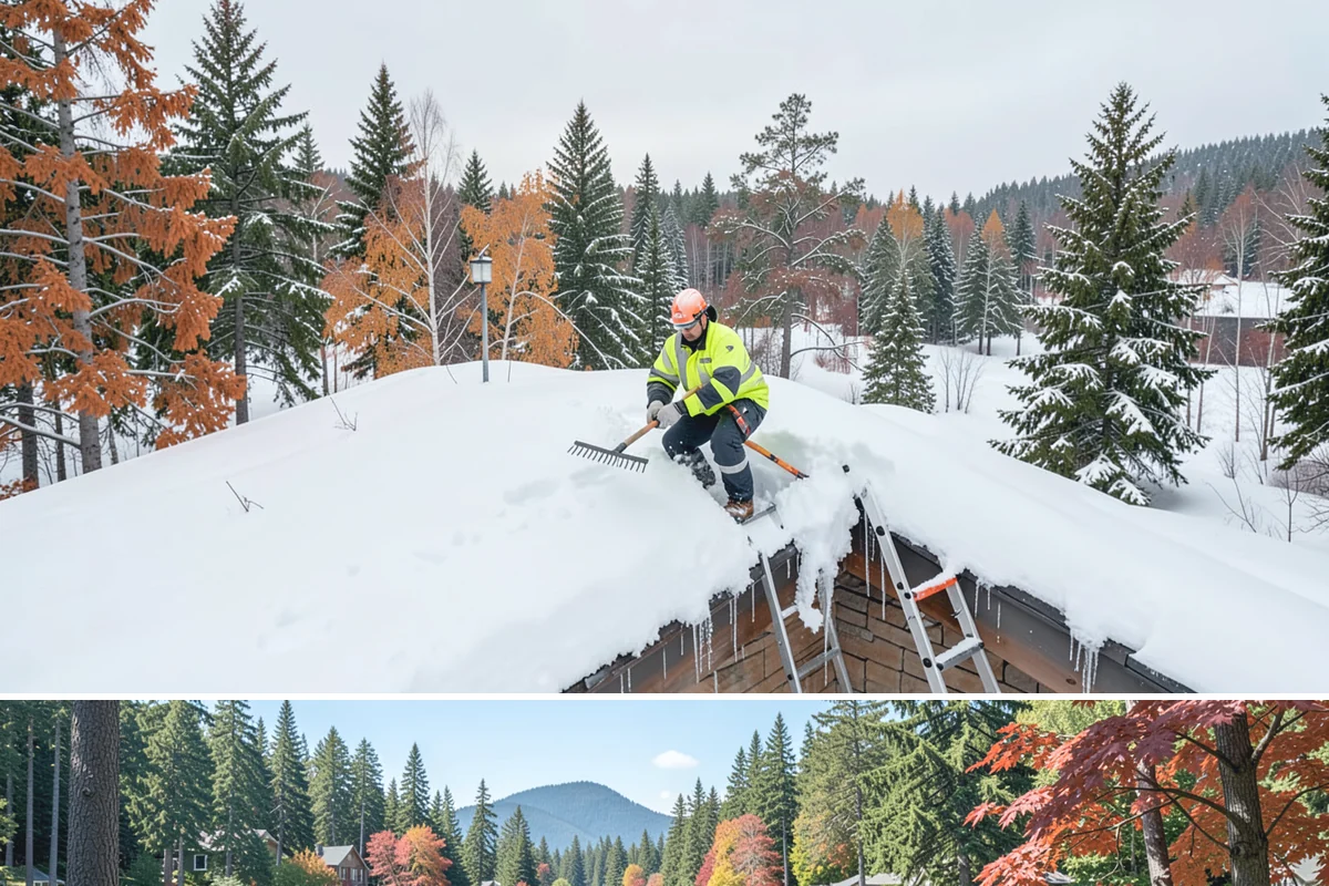 Catch Basin Snow Clearing in Covington, King County, WA - Basins need clearing right before the thaw cycles and atmospheric rivers that regularly follow our snow events from December...