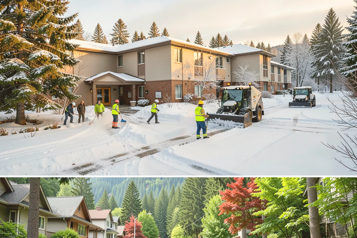 Catch Basin Snow Clearing in Darrington, Snohomish County, WA - Basins need clearing right before the thaw cycles and atmospheric rivers that regularly follow our snow events from December...