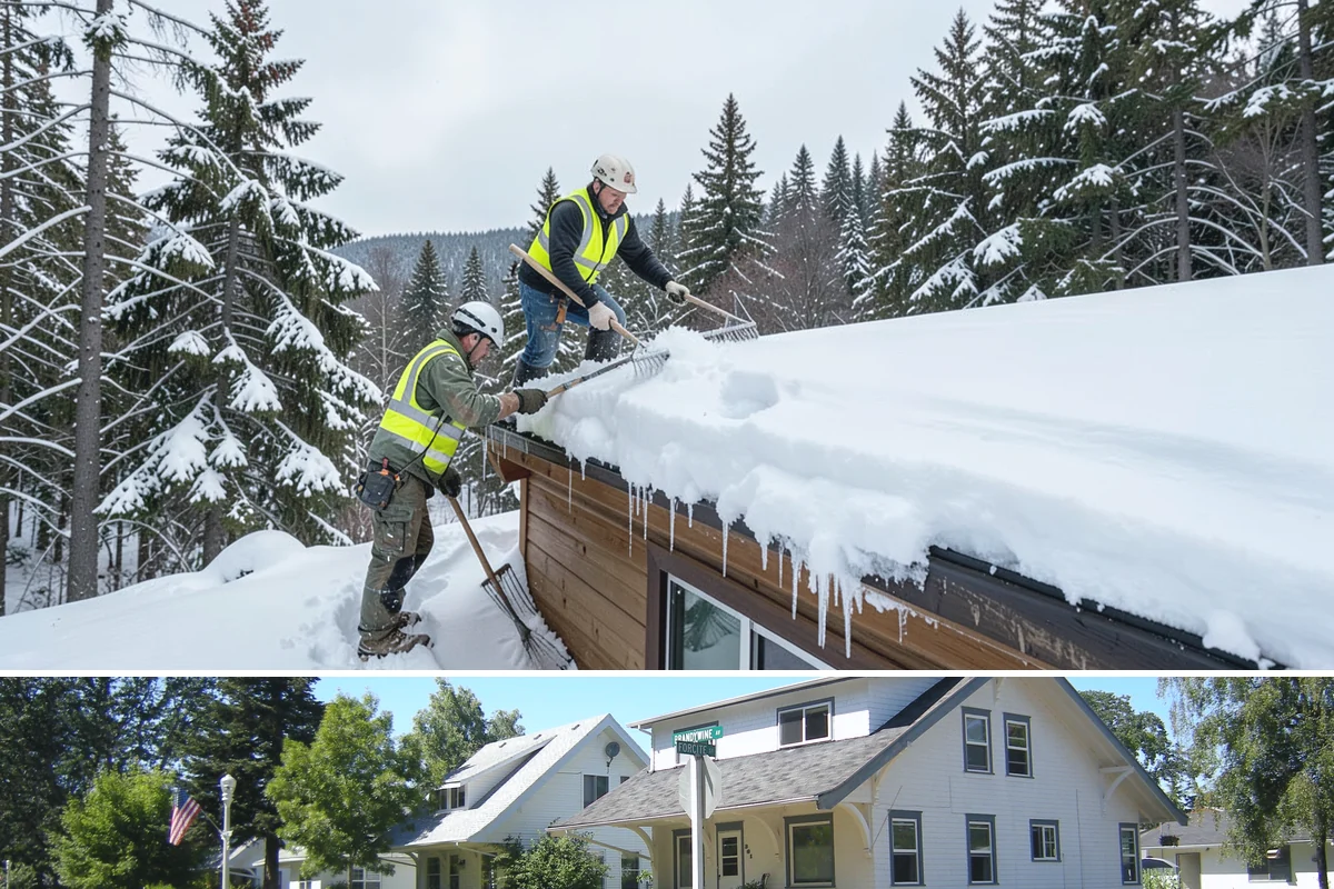 Catch Basin Snow Clearing in DuPont, Pierce County, WA - Basins need clearing right before the thaw cycles and atmospheric rivers that regularly follow our snow events from December...