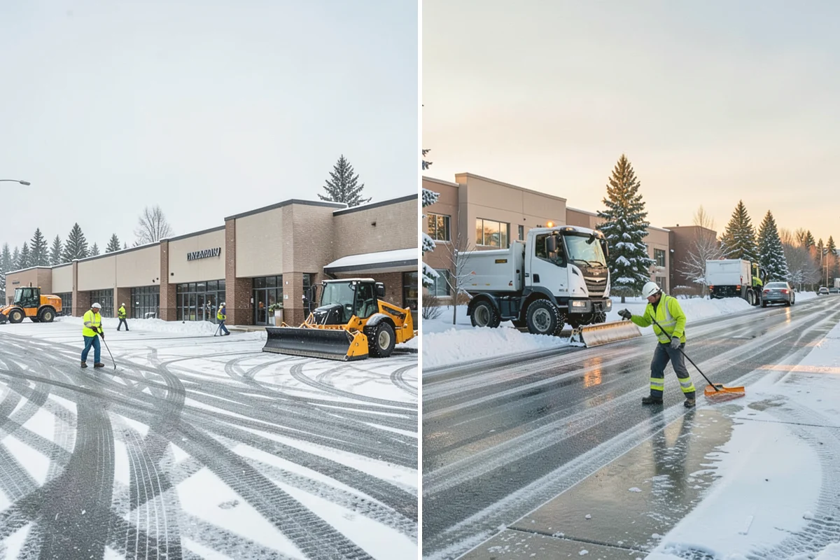 Catch Basin Snow Clearing in Duvall, King County, WA - We locate catch basins and storm grates across the site