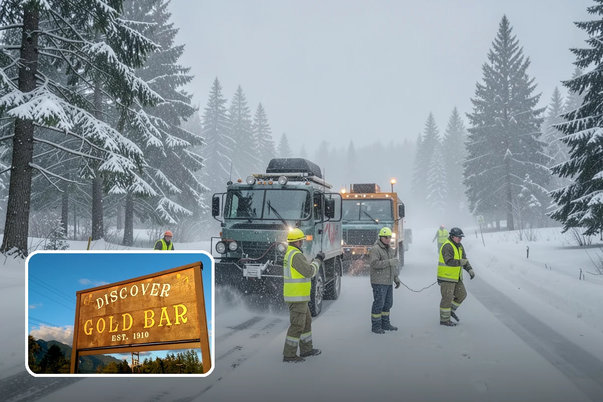 Catch Basin Snow Clearing in Gold Bar, Snohomish County, WA - Prevents ponding and flooding during thaws and rain events
