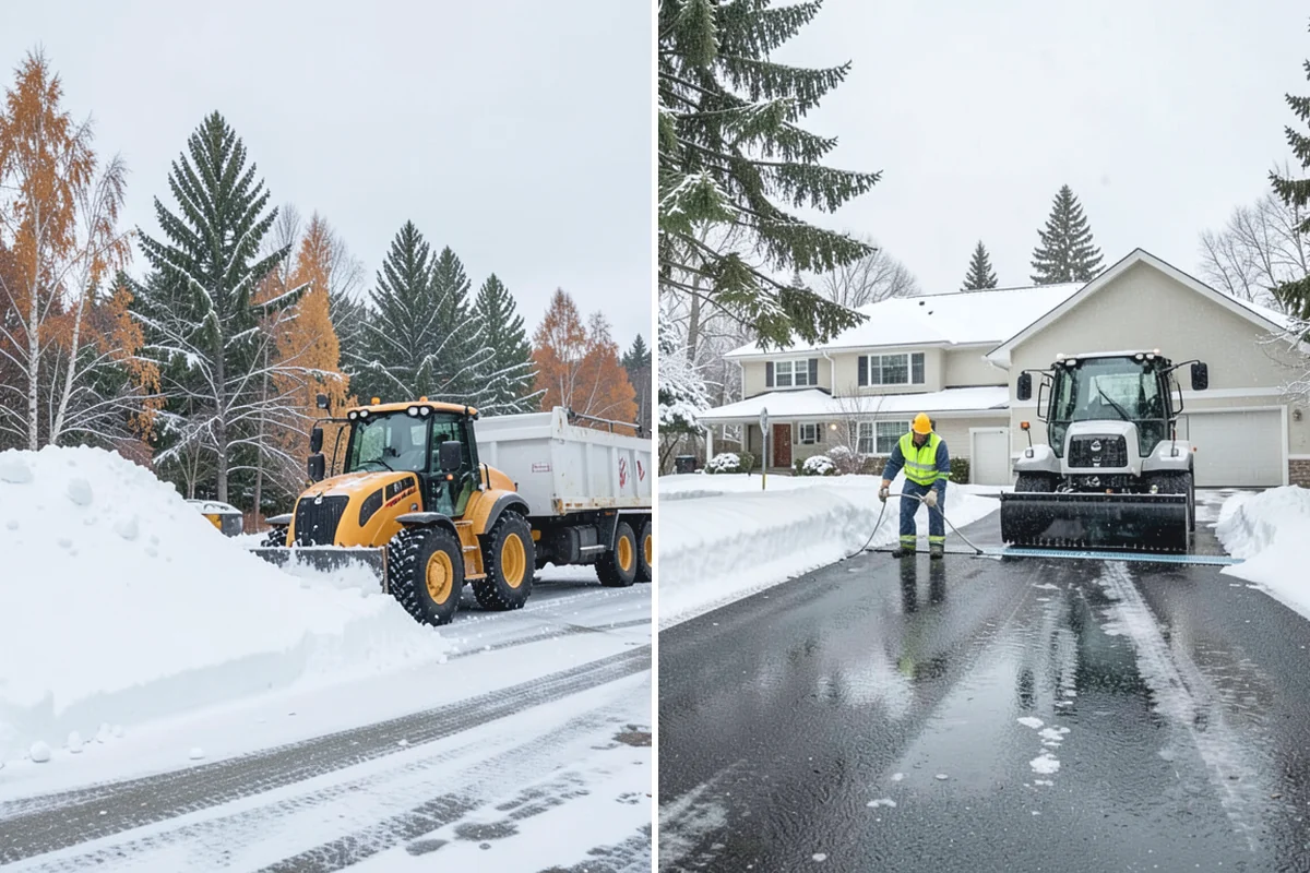 Catch Basin Snow Clearing in Gold Bar, Snohomish County, WA - We locate catch basins and storm grates across the site