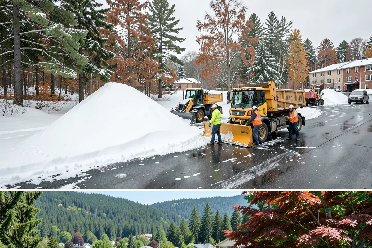 Catch Basin Snow Clearing in Index, Snohomish County, WA - Basins need clearing right before the thaw cycles and atmospheric rivers that regularly follow our snow events from December...