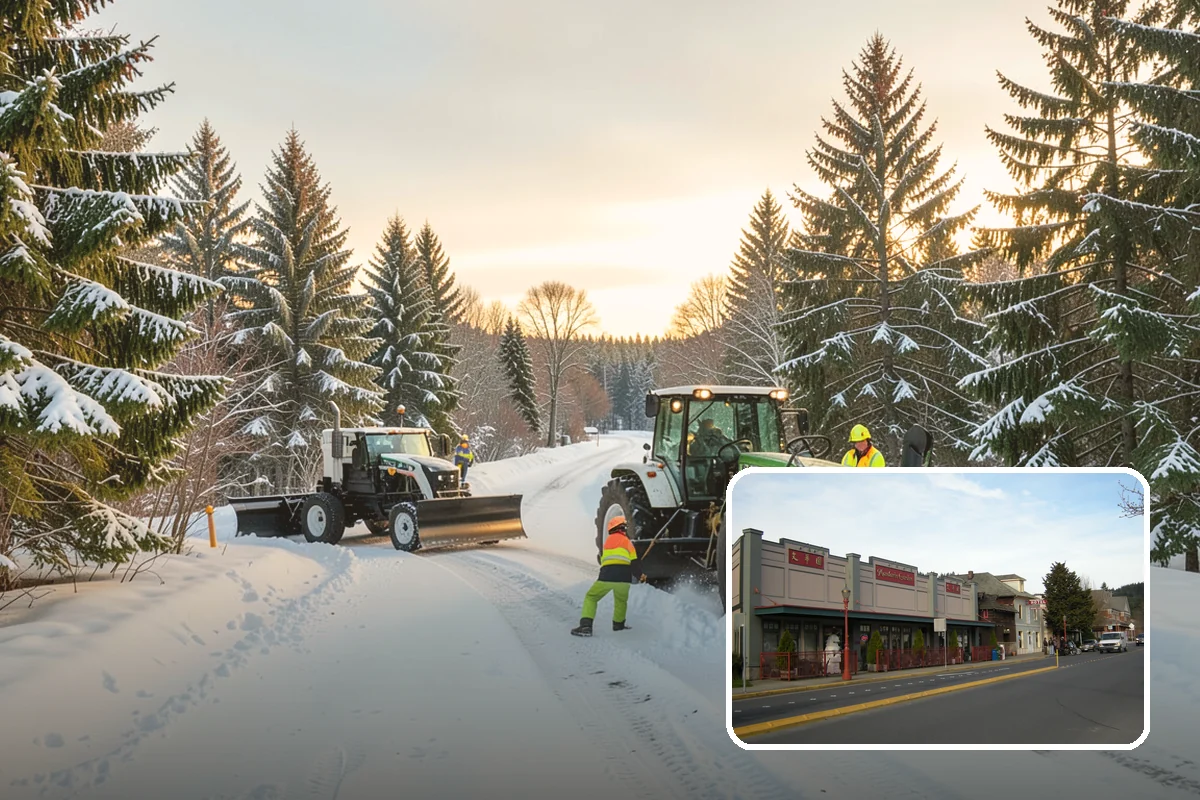 Catch Basin Snow Clearing in Issaquah, King County, WA - Prevents ponding and flooding during thaws and rain events