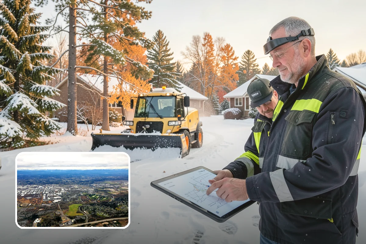 Catch Basin Snow Clearing in Kent, King County, WA - Prevents ponding and flooding during thaws and rain events