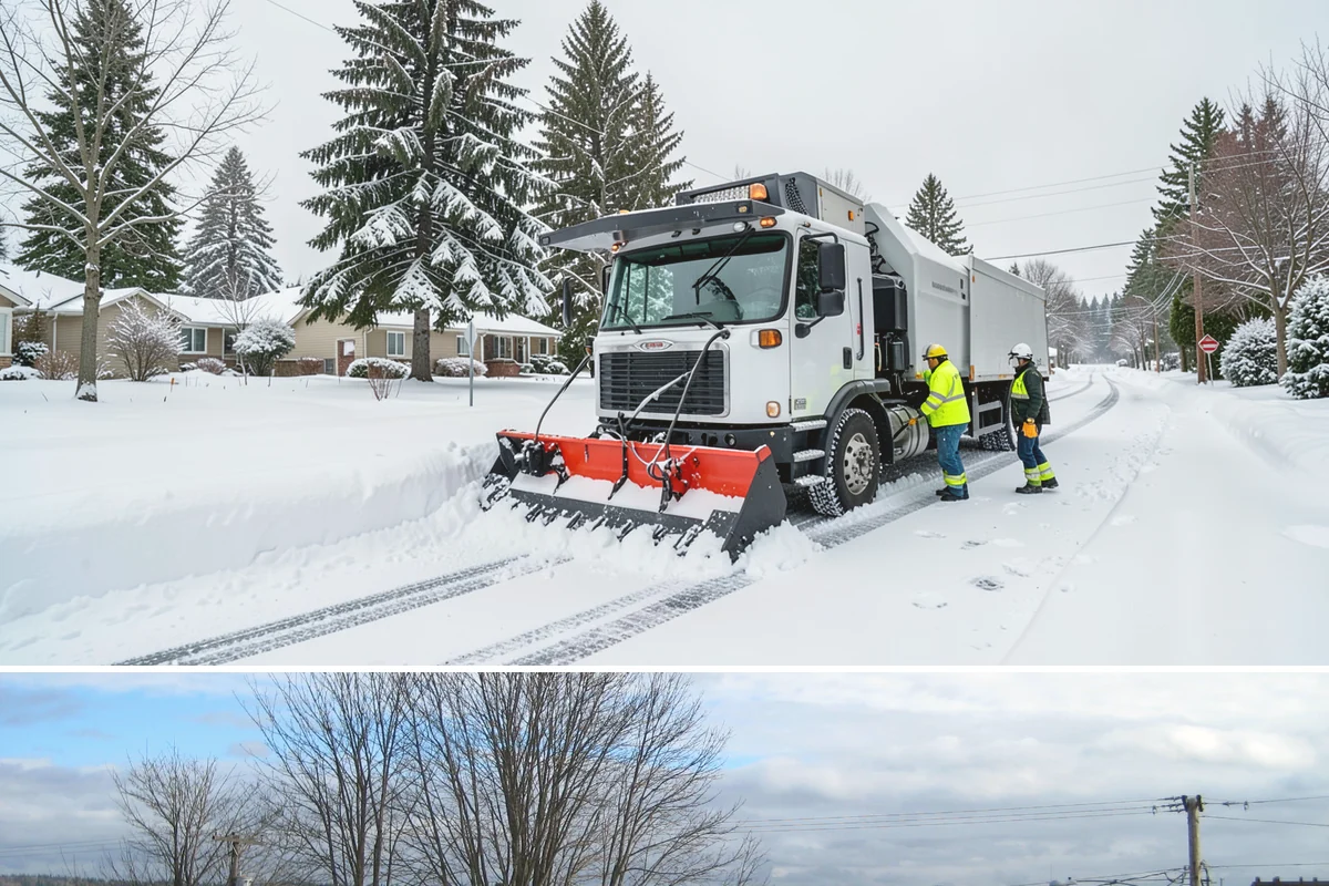 Catch Basin Snow Clearing in Langley, Island County, WA - Basins need clearing right before the thaw cycles and atmospheric rivers that regularly follow our snow events from December...
