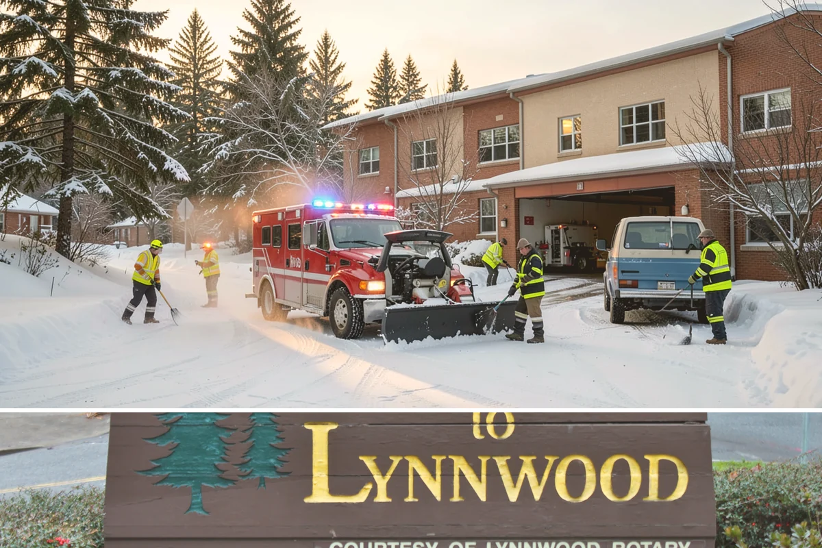 Catch Basin Snow Clearing in Lynnwood, Snohomish County, WA - Basins need clearing right before the thaw cycles and atmospheric rivers that regularly follow our snow events from December...
