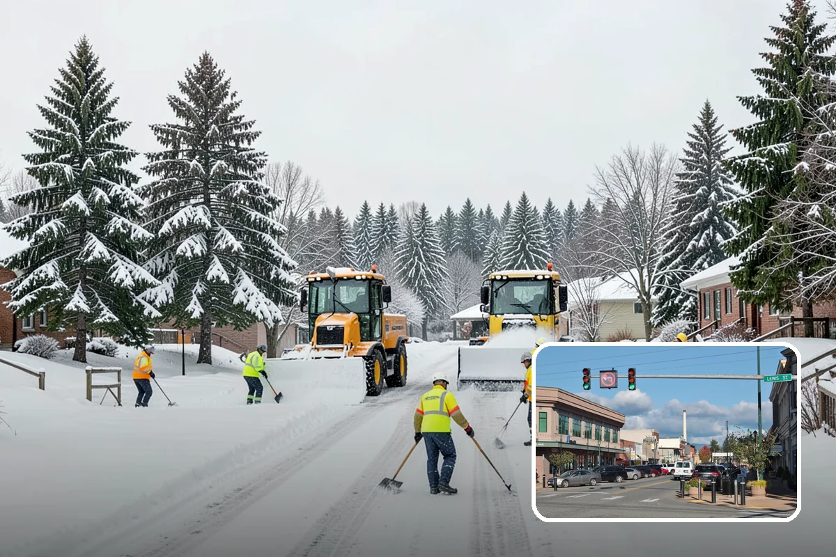 Catch Basin Snow Clearing in Monroe, Snohomish County, WA - Prevents ponding and flooding during thaws and rain events
