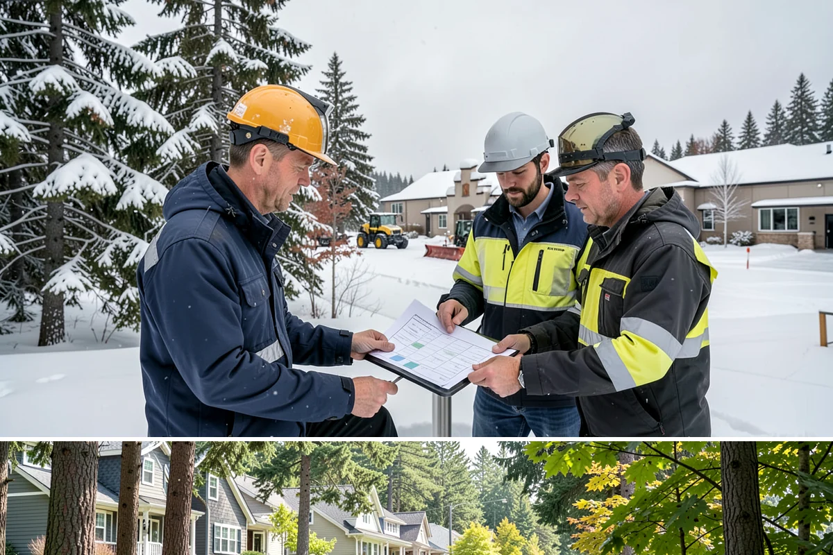 Catch Basin Snow Clearing in Normandy Park, King County, WA - Basins need clearing right before the thaw cycles and atmospheric rivers that regularly follow our snow events from December...