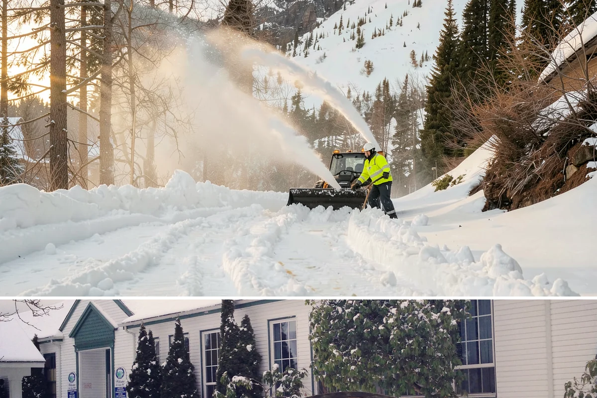 Catch Basin Snow Clearing in Pacific, King County, WA - Basins need clearing right before the thaw cycles and atmospheric rivers that regularly follow our snow events from December...